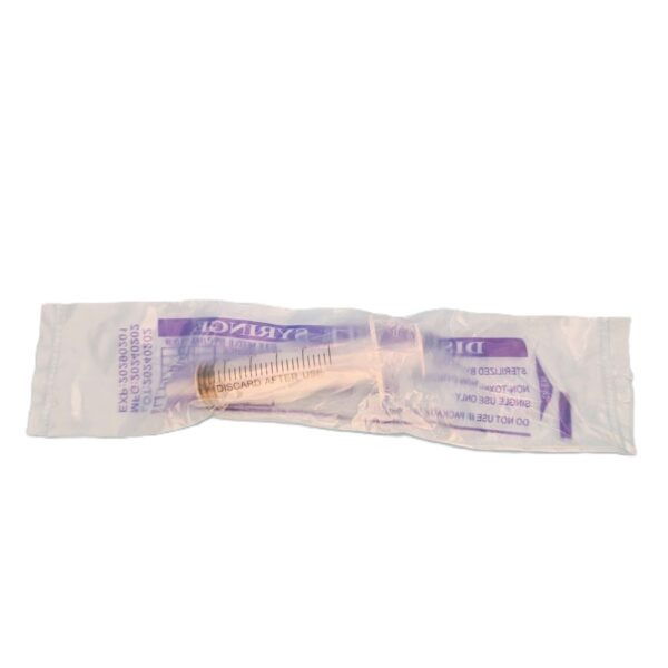 DISPOSABLE LUER SLIP SYRINGE 5mL (SINGLE) - Image 2