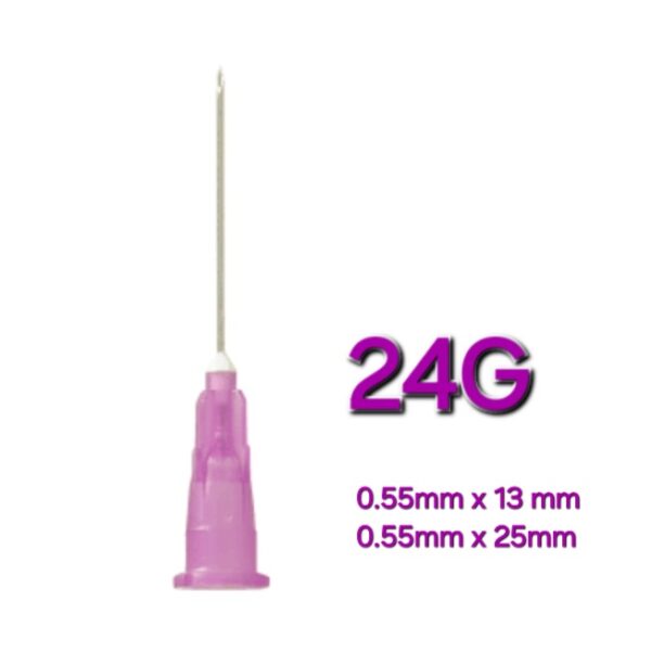 24G NEEDLE BOX OF 100