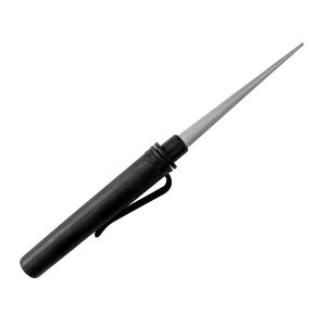 Hoofit pocket diamond hoof knife sharpener, pen-style with screw-on cap and pocket clip